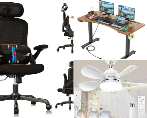 Work Smarter: Transform Your Home Office into a Productivity Haven cover photo collage