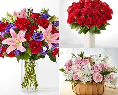 Everyone loves flowers cover photo collage