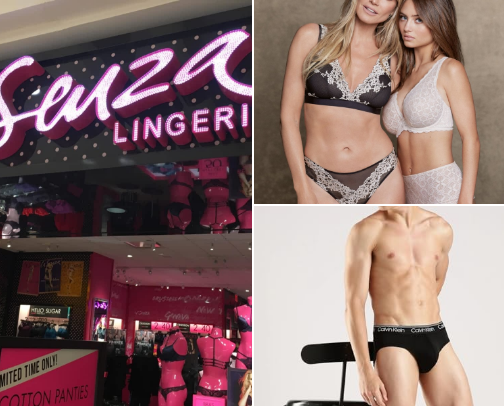 Intimate wear cover photo collage