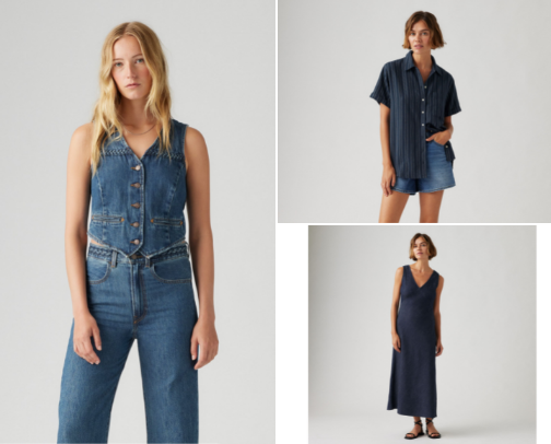 Some women's clothes basics cover photo collage