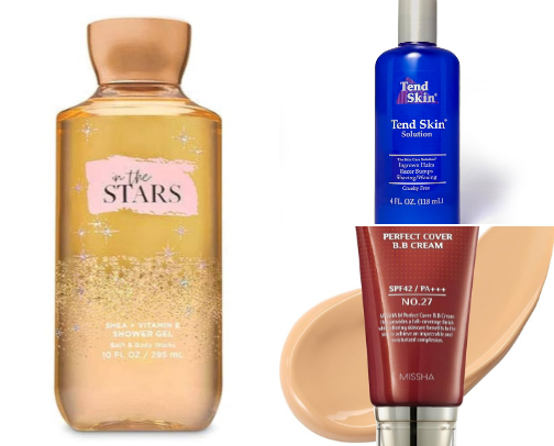 What's In My Cart (And My Shower) cover photo collage