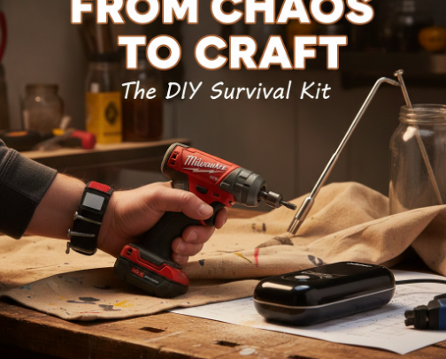 From Chaos to Craft: The DIY Survival Kit cover photo collage