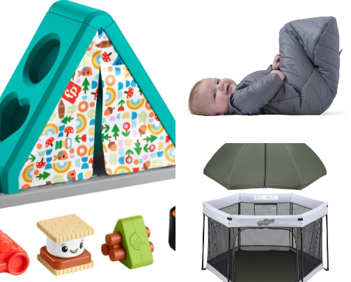 Baby Camping 101 cover photo collage