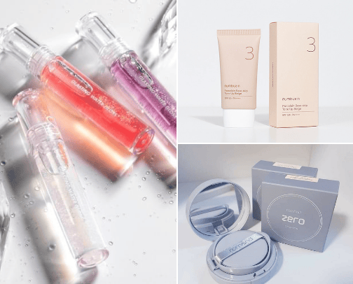 Clean Girl Makeup Essentials(make-up products)🎀💞 cover photo collage