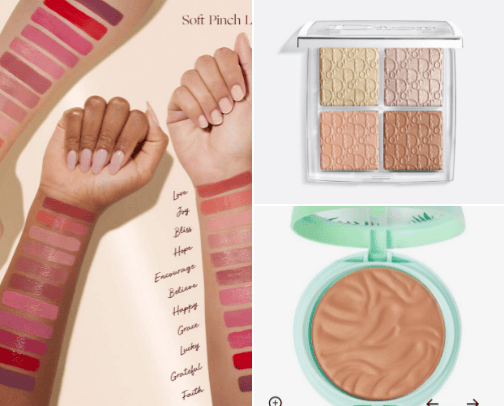 🍬The best BLUSH/ BRONZER/ HIGLIGHTER🍬 cover photo collage