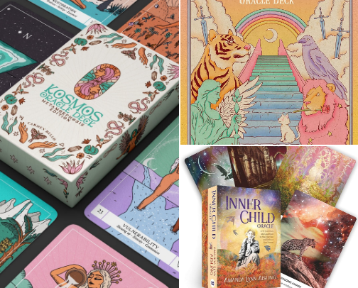 Favorite Oracle Decks 💗 cover photo collage