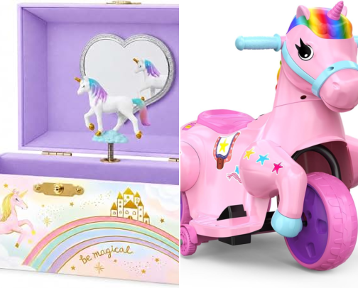 Girls who love Unicorns cover photo collage