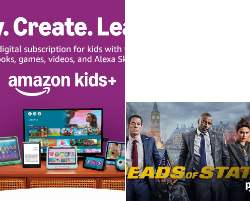 Amazons free trials cover photo collage