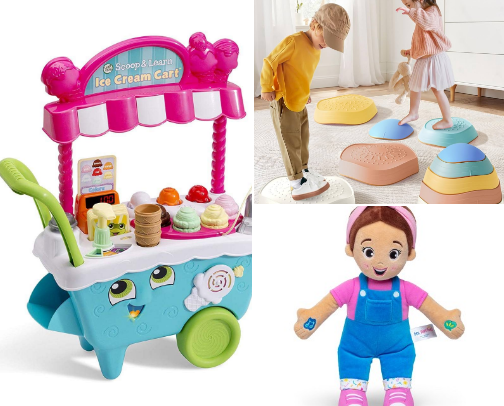 Toys my young 1 year old actually plays with! cover photo collage