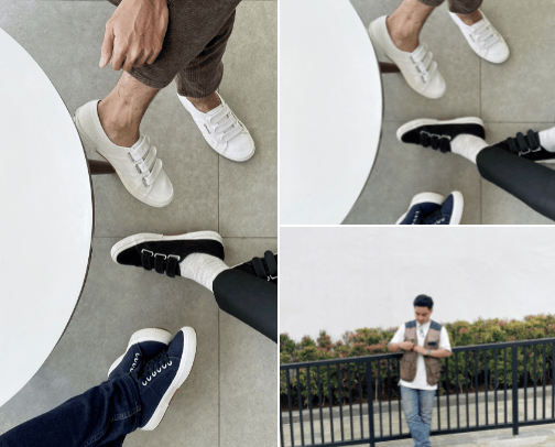 Pants cover photo collage