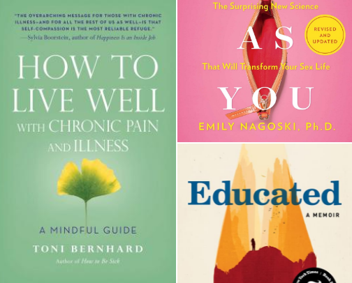 Essential Reading for Managing Pain, Illness, and Life's Other Woes cover photo collage