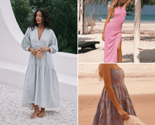• Summer dresses🏝 cover photo collage