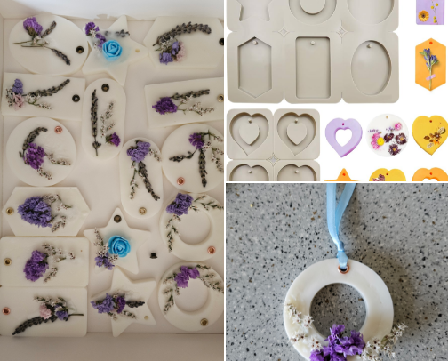 DIY Gift Ideas with Scented Wax Sachet cover photo collage