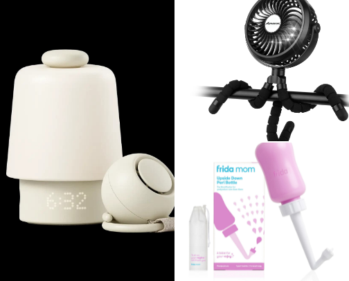 What I used at the hospital as a second time mom cover photo collage