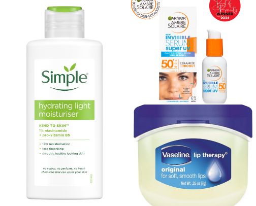 skincare cover photo collage