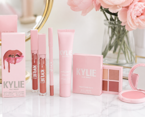 Kylie Cosmetics cover photo collage