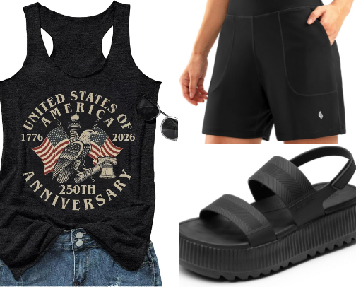 Favorite summer clothes/ shoes cover photo collage