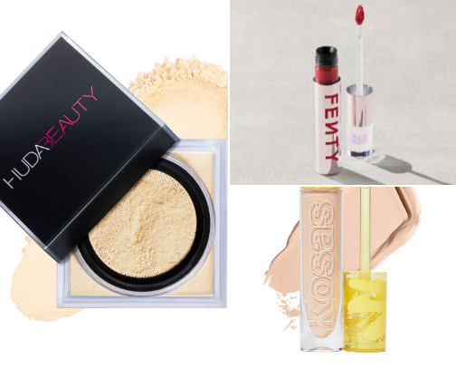 Beauty and health/cosmetics products cover photo collage