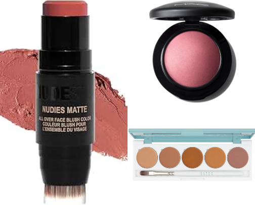 High performance blushes cover photo collage