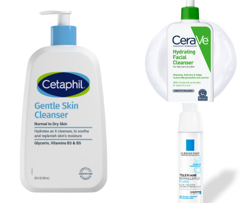 Skincare Products for Sensitive Skin cover photo collage