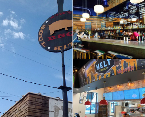 Family friendly eats around the Ham “Birmingham,Al” cover photo collage