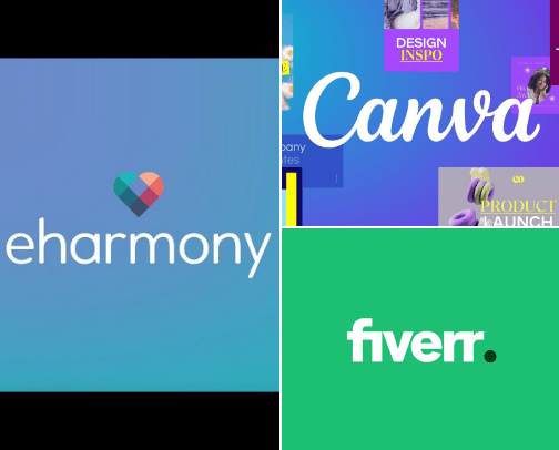 website/app cover photo collage