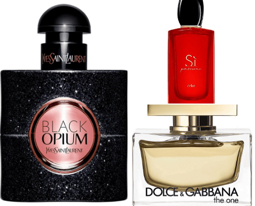 Perfumes for ladies✨ cover photo collage