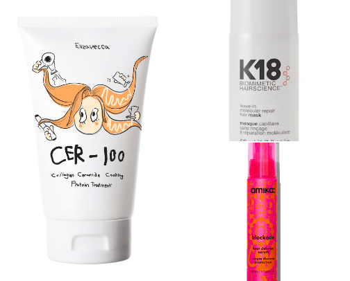 Hair products cover photo collage
