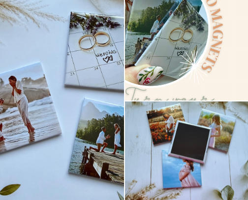 Custom Photo Magnets cover photo collage