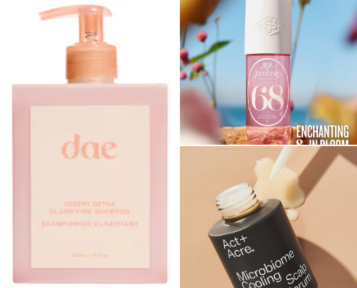 The Perfect Haircare Must-haves. cover photo collage