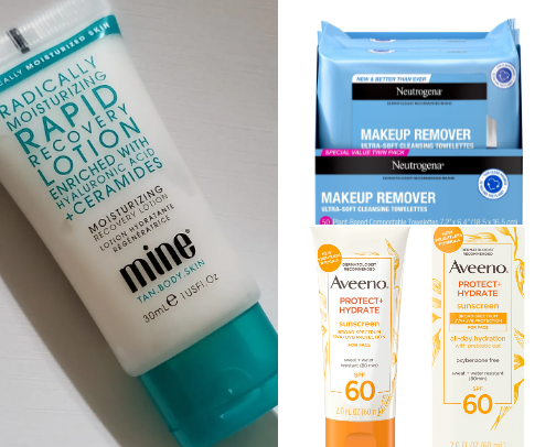 Skincare for moisture cover photo collage