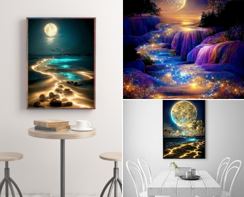 Diamond Painting Musts' cover photo collage