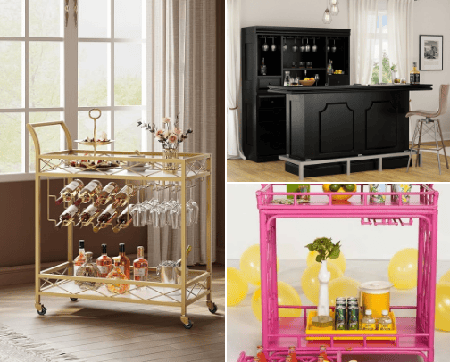 Build Your Own Cocktail Bar cover photo collage