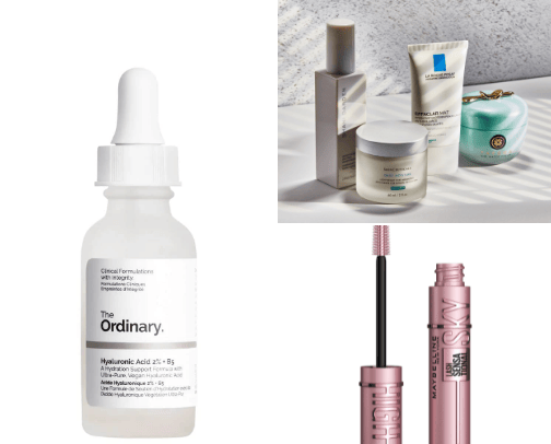 Skincare and beauty cover photo collage