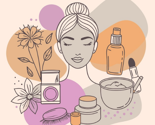 Make your skin , hair and body glow cover photo collage