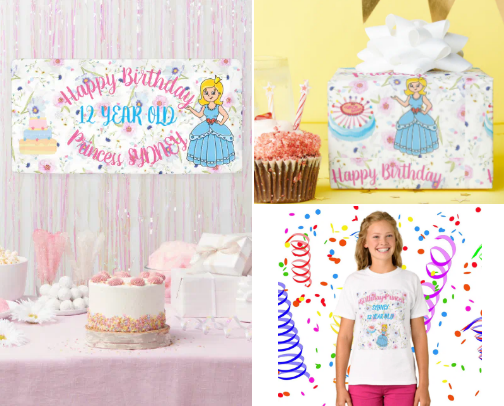 Ultimate Princess Birthday Party Collection cover photo collage