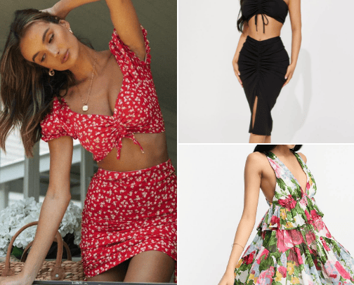 Summer wear cover photo collage