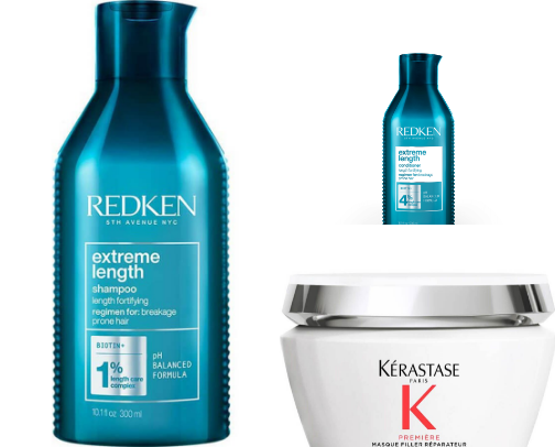 Medium perosity hair products cover photo collage