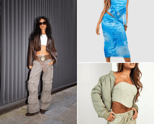 Boohoo links 🛍 cover photo collage