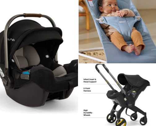 Non-Toxic Nursery, Strollers & Baby Registry Must-Haves cover photo collage