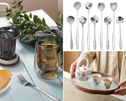 The Perfect Home Tea Setup 🫖🍵 cover photo collage