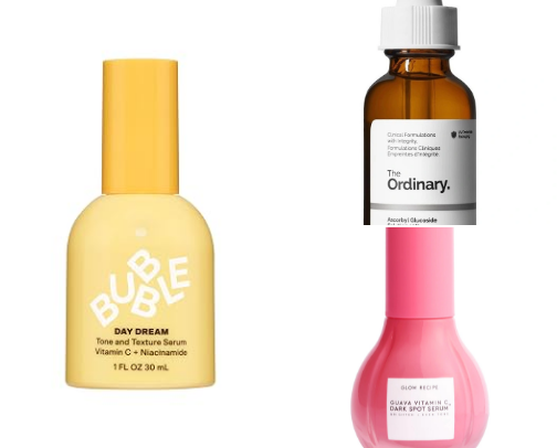 My Go-To Vitamin C Serums for Glowing Skin cover photo collage