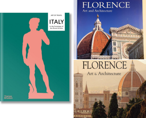 Download - Italy: In the Footsteps of the Great Artists (The Art of Travel, 1) guide cover photo collage