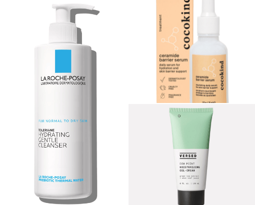 Skincare favs cover photo collage