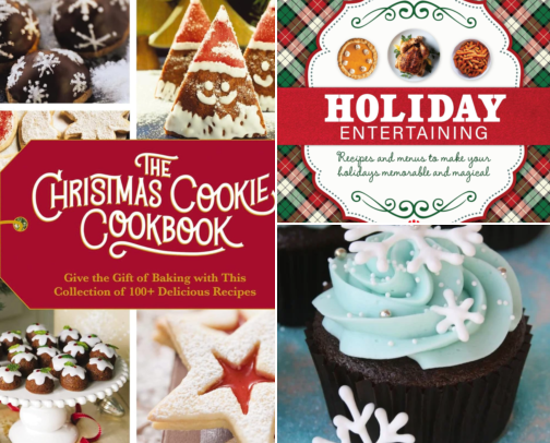 Holiday Baking & Cookbooks cover photo collage