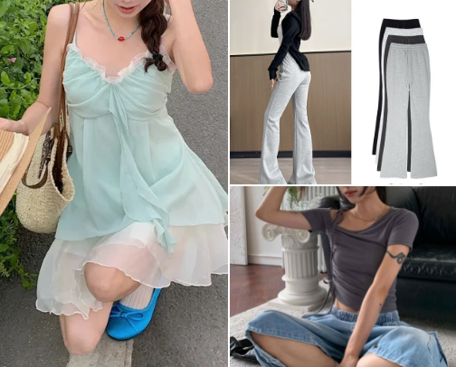 Cutest Kfashion clothes cover photo collage