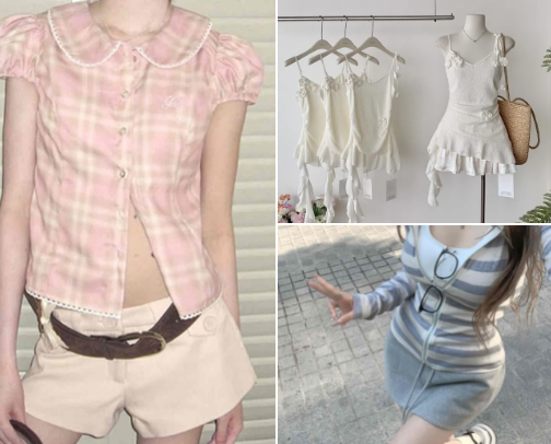Cutest Kfashion clothes cover photo collage