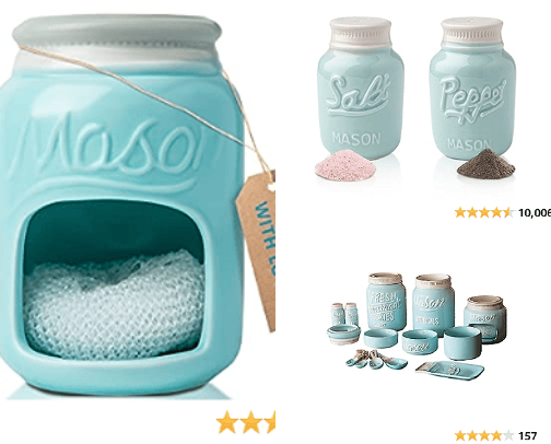 Mason Jar kitchen (Amazon finds) cover photo collage
