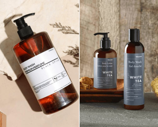 Body Wash cover photo collage