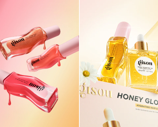 Things that I have from Gisou🐝🤍 cover photo collage